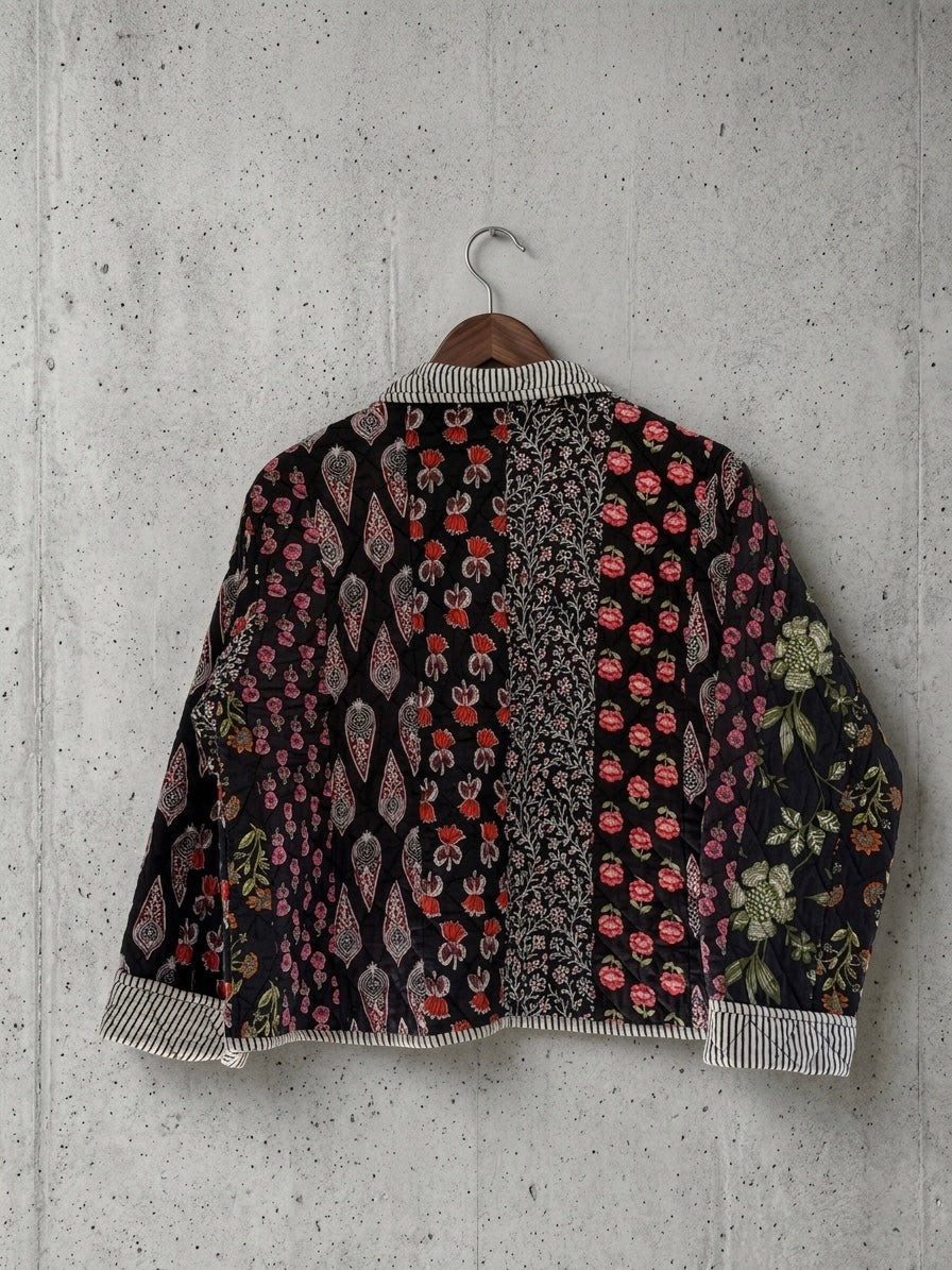 The Onyx Midnight Patchwork Jacket