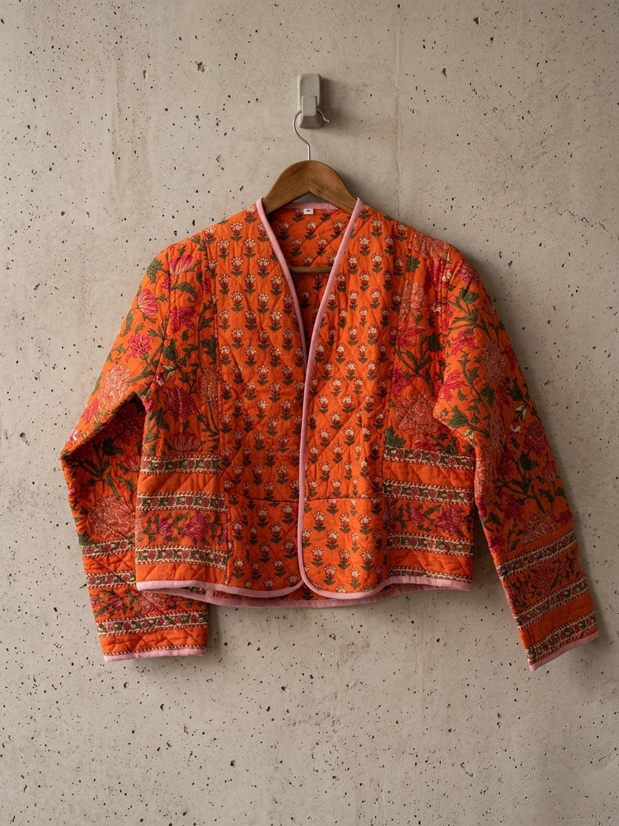 The Marigold Garden Quilted Jacket