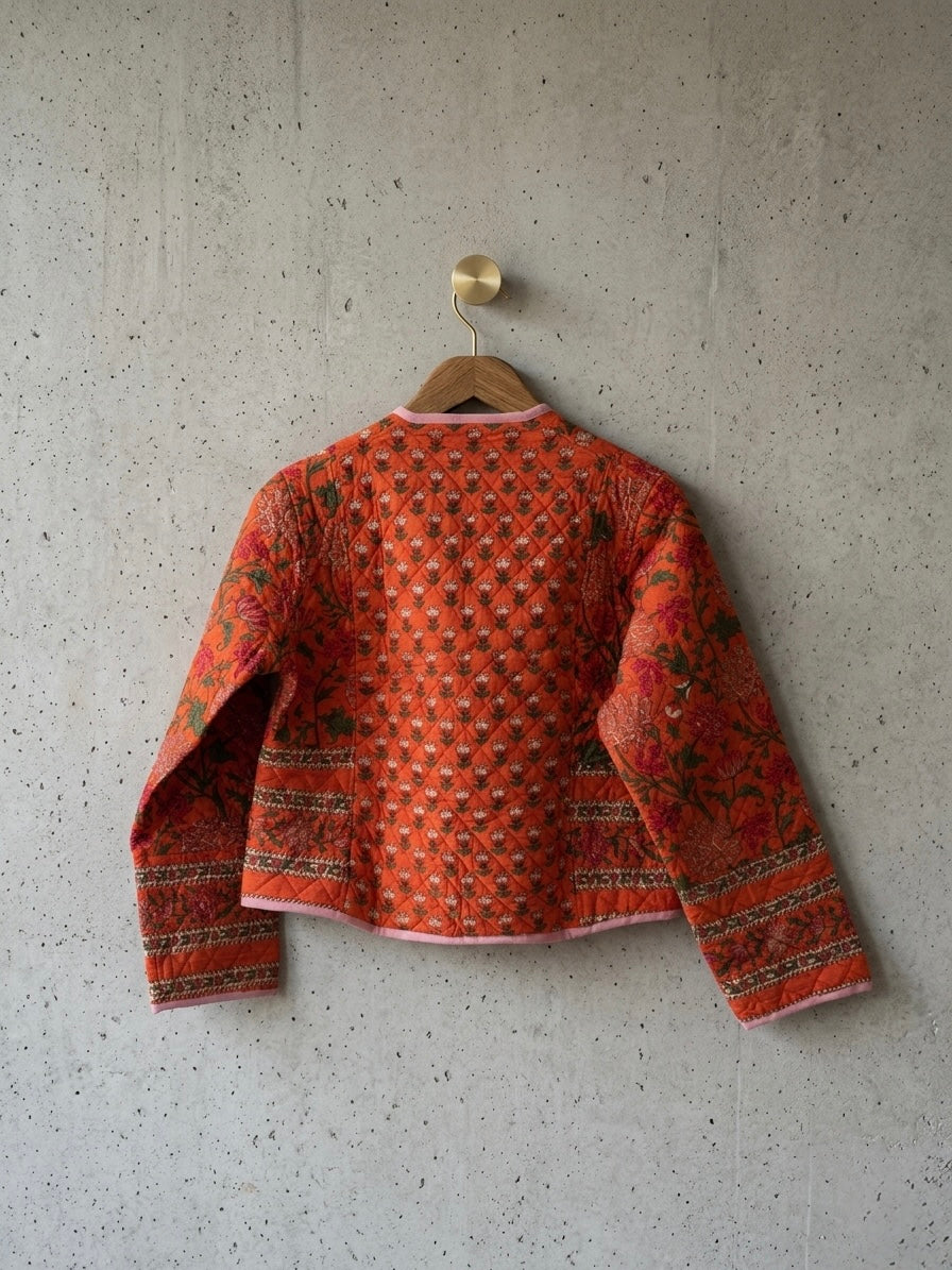 The Marigold Garden Quilted Jacket