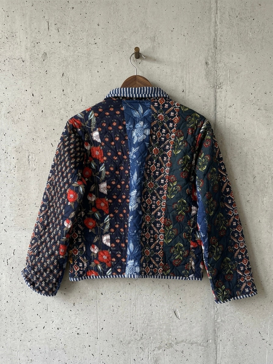 The Midnight Indigo Patchwork Jacket
