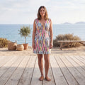 Maya Ikat Mini Dress - Multicolour