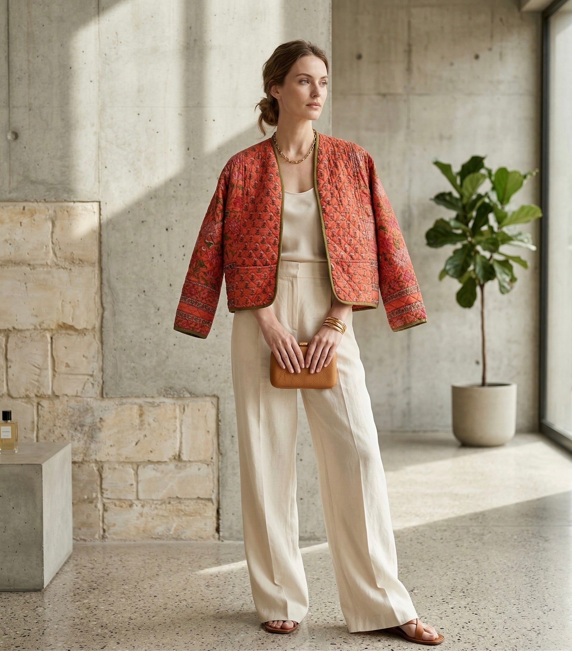 The Marigold Garden Quilted Jacket