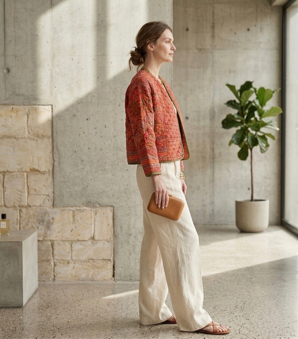 The Marigold Garden Quilted Jacket