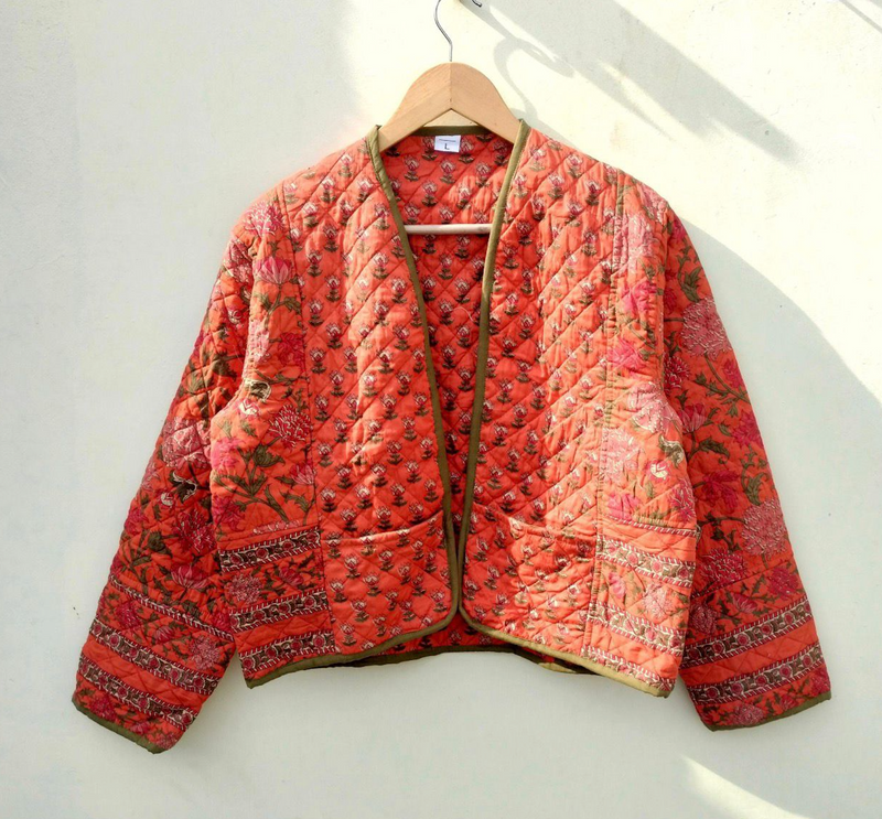 The Marigold Garden Quilted Jacket