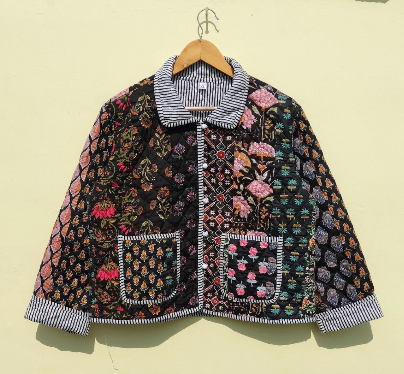 The Onyx Midnight Patchwork Jacket